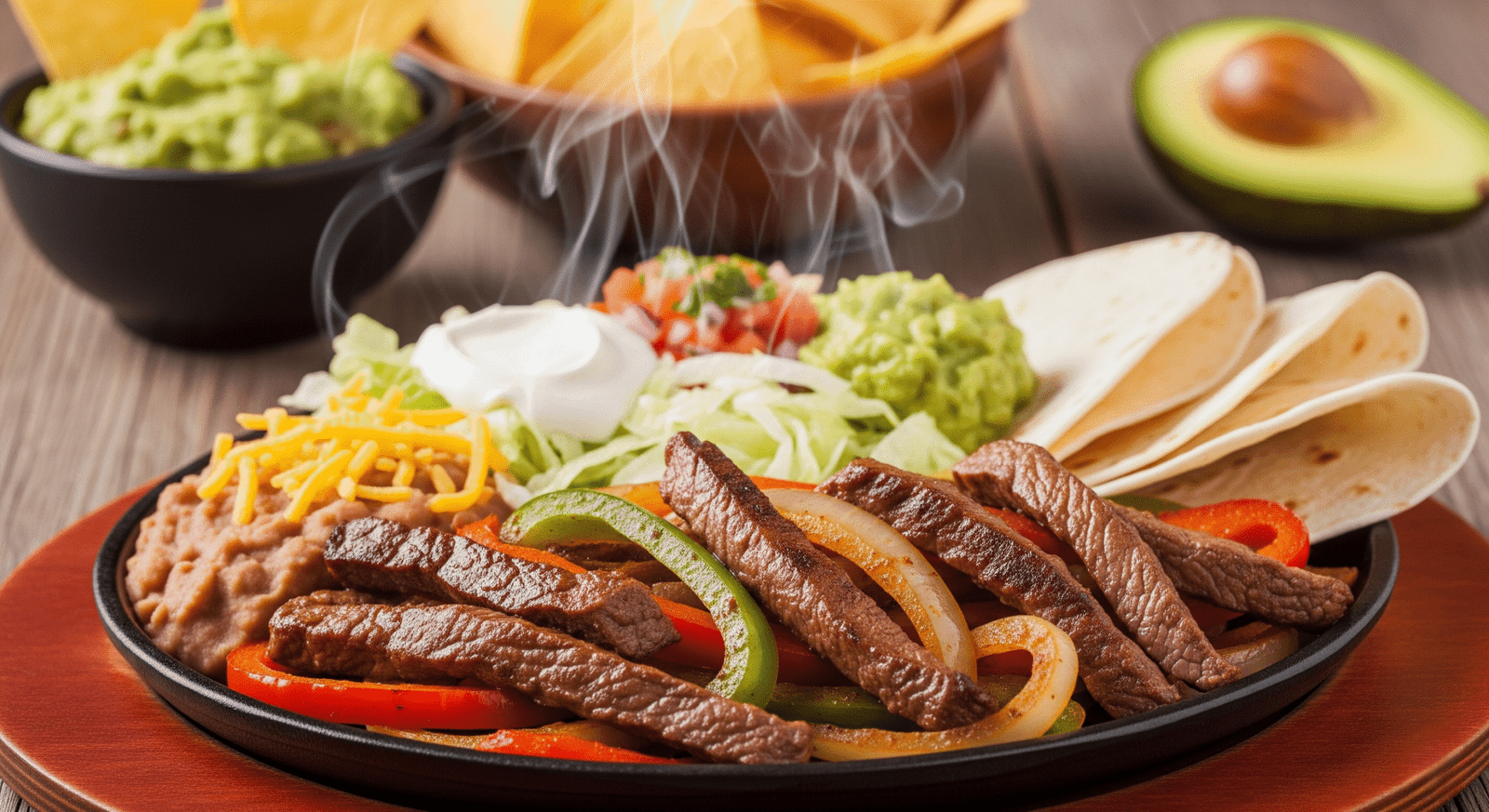 Fajita Plate Background