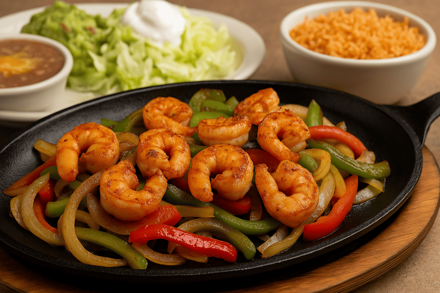 Shrimp Fajitas